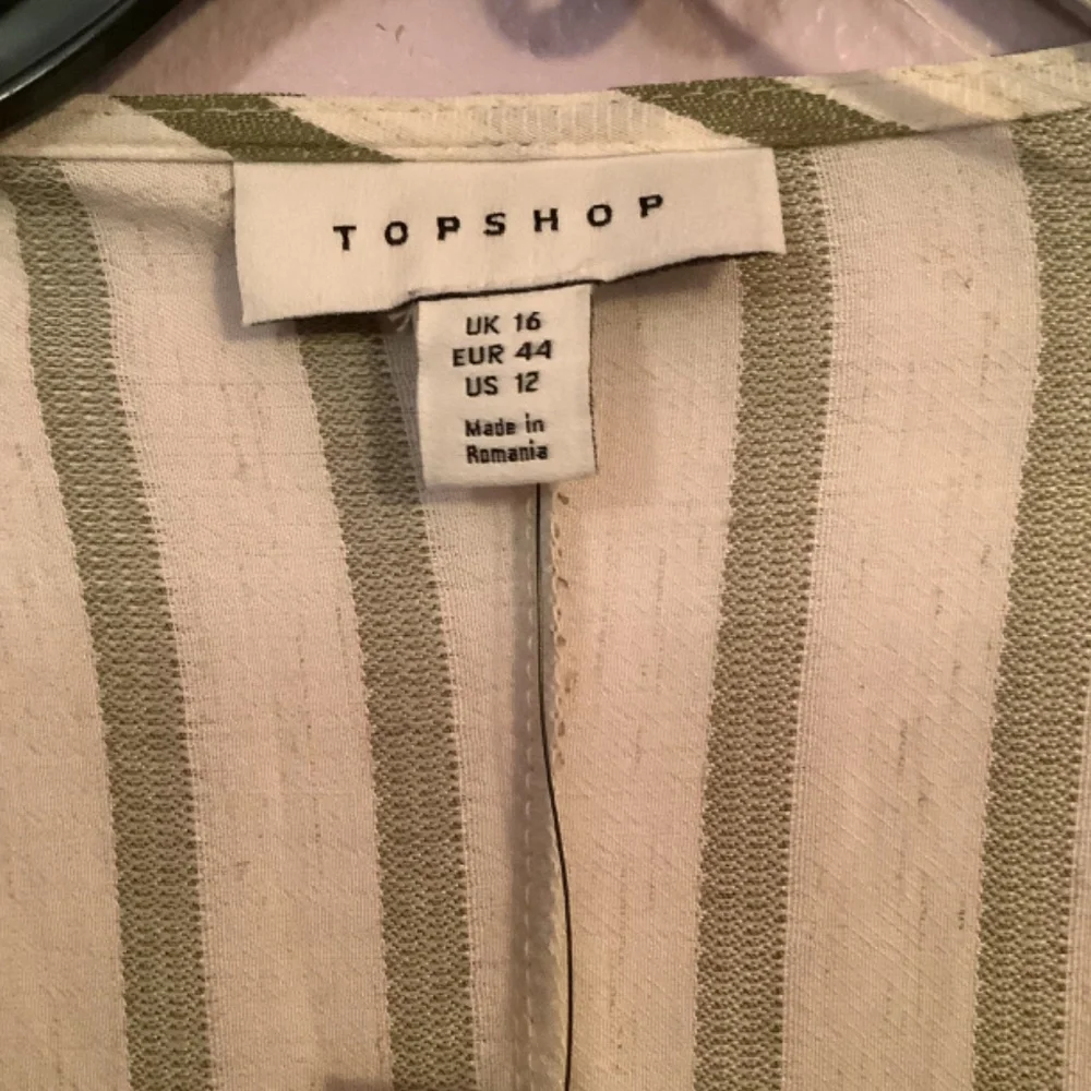 Topshop Nordstrom’s Wrap Style With Bold Stripes Long Sleeve Wrap Top - Picture 5 of 10